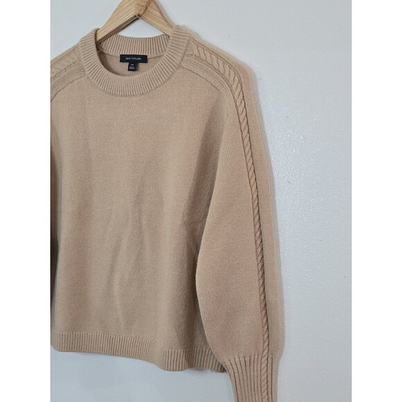 Ann Taylor Cable Knit Sweater Pullover Womens Size XXS Crew Neck Timeless Soft - Picture 3 of 10